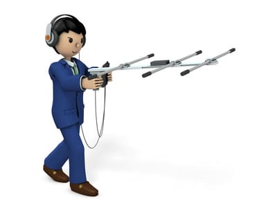 盗聴器の調査イメージ